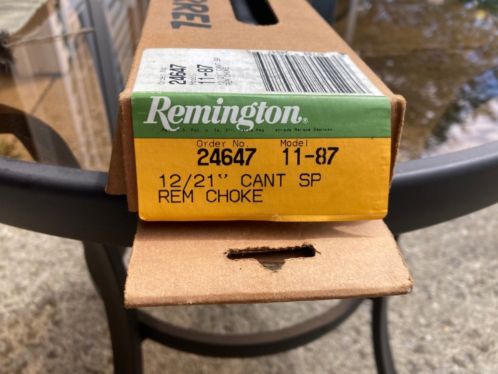 Remington 11-87 12ga. Cantilever SP rem-choke barrel -img-2
