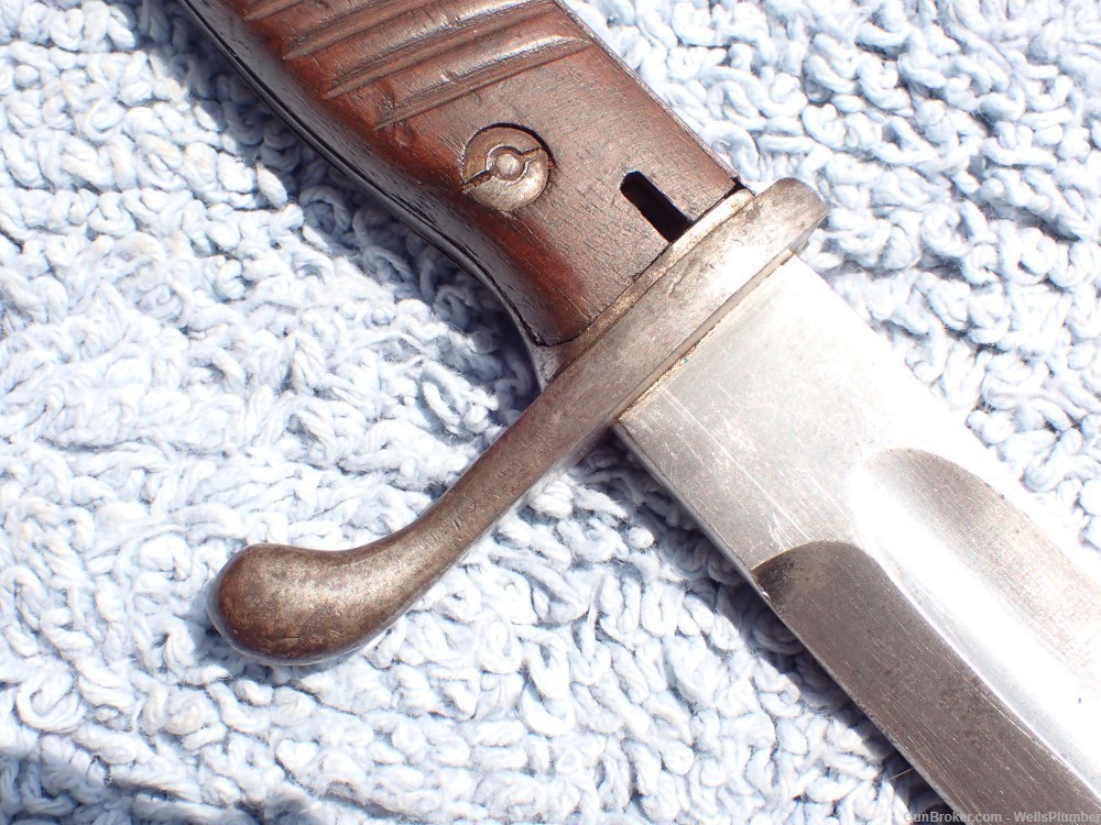 IMPERIAL GERMAN WWI 1898/05 BUTCHER BLADE BAYONET WITH SCABBARD DATED 1917-img-16