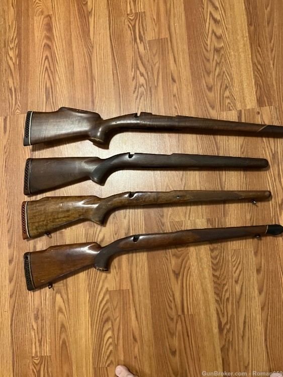Pre 64 Winchester model 70 375 h&h or 300 h&h stocks-img-1