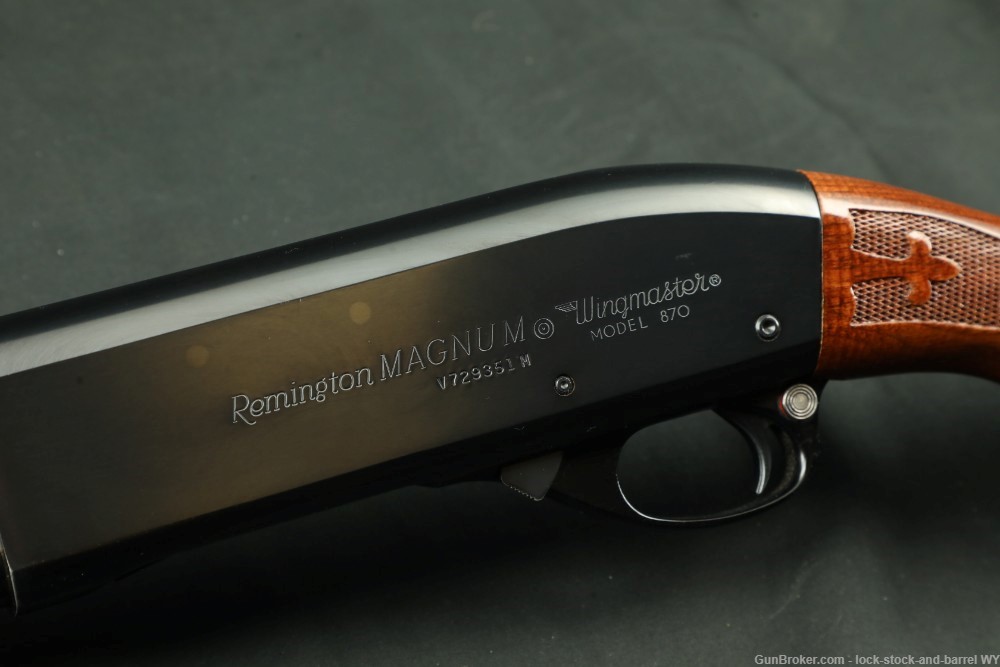 Remington Model 870 Wingmaster Magnum 12 GA 30" FULL 26" Skeet Pump Shotgun-img-28