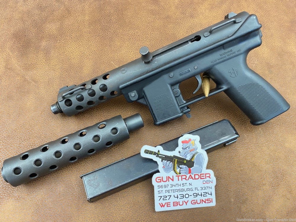 INTRATEC TEC-9 EARLY 1ST RUN LOW SERIAL # BARREL EXTENSION & FOREGRIP-img-2