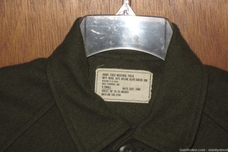 US Army wool field shirt XS and SM-img-3