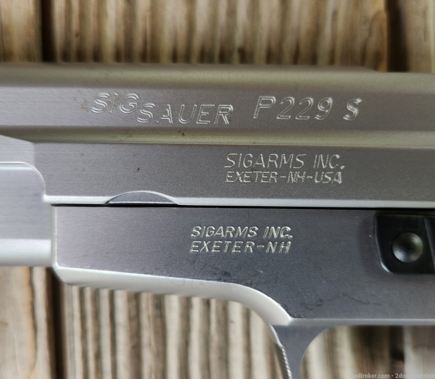 Ultra Rare Sig Sauer P229S Sport 357 Sig Stainless Compensated -img-21