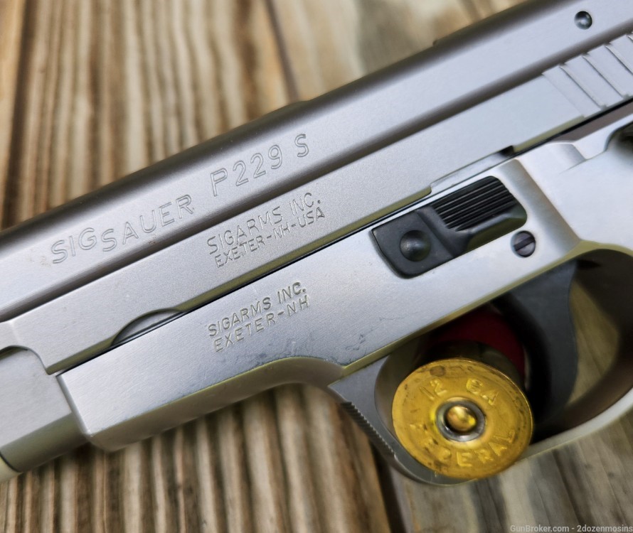Ultra Rare Sig Sauer P229S Sport 357 Sig Stainless Compensated -img-2