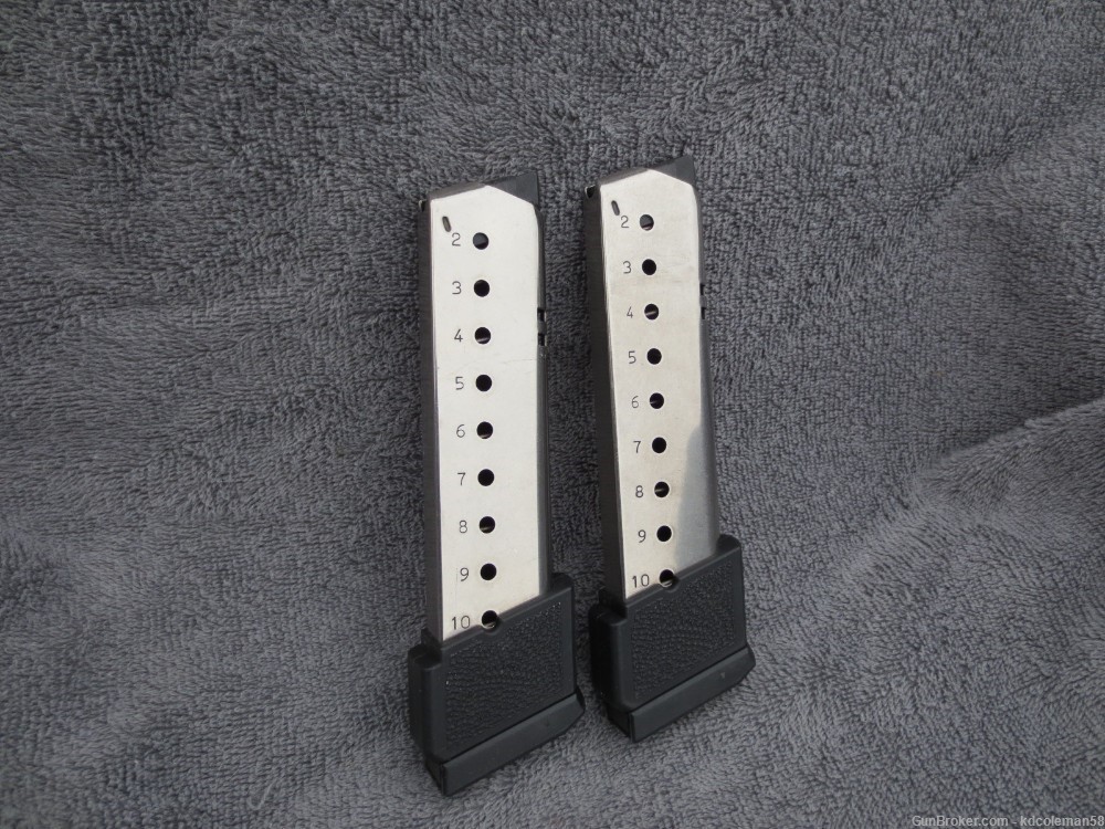 P220 Sig 220 Lot of 2 like-new factory Sig220 10-round 45acp mags-img-0