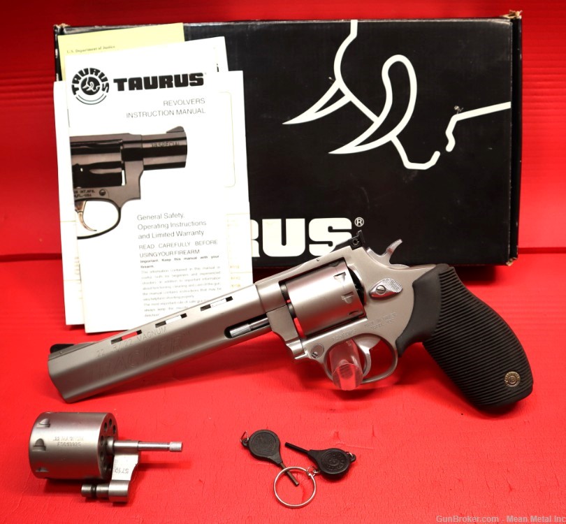 Taurus 992 Tracker 22LR/22mag 6.5" 9rd Stainless Steel PENNY START no resrv-img-1
