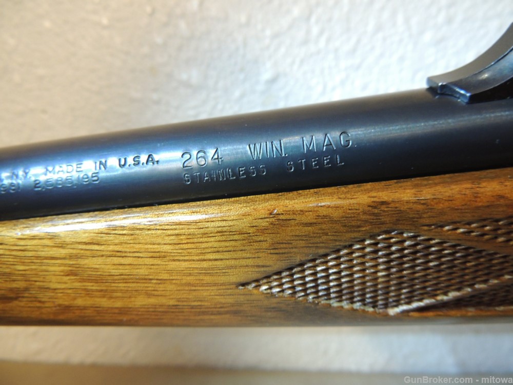 1965 Remington 700 ADL .264 WM Rare Stainless Barrel 1966 264 Win Mag C&R -img-31