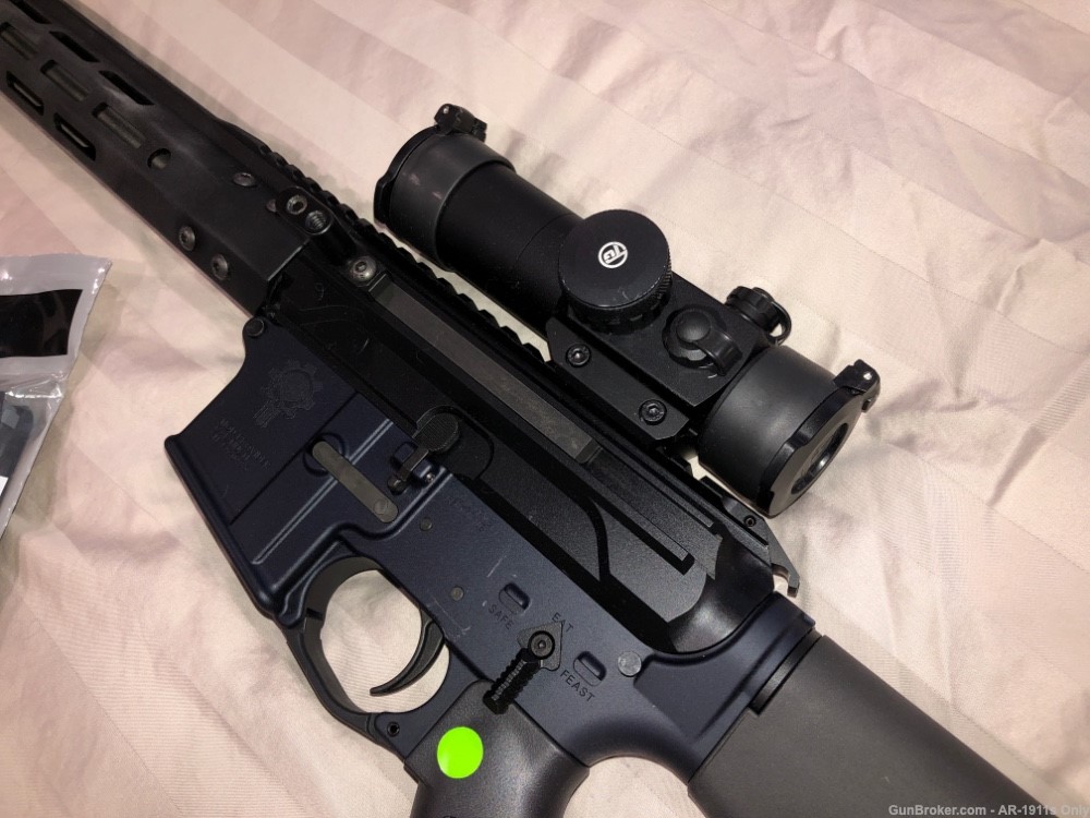 AR15 16" Odin Ultralite Stainless barrel, Truglo red dot, left side charge-img-2