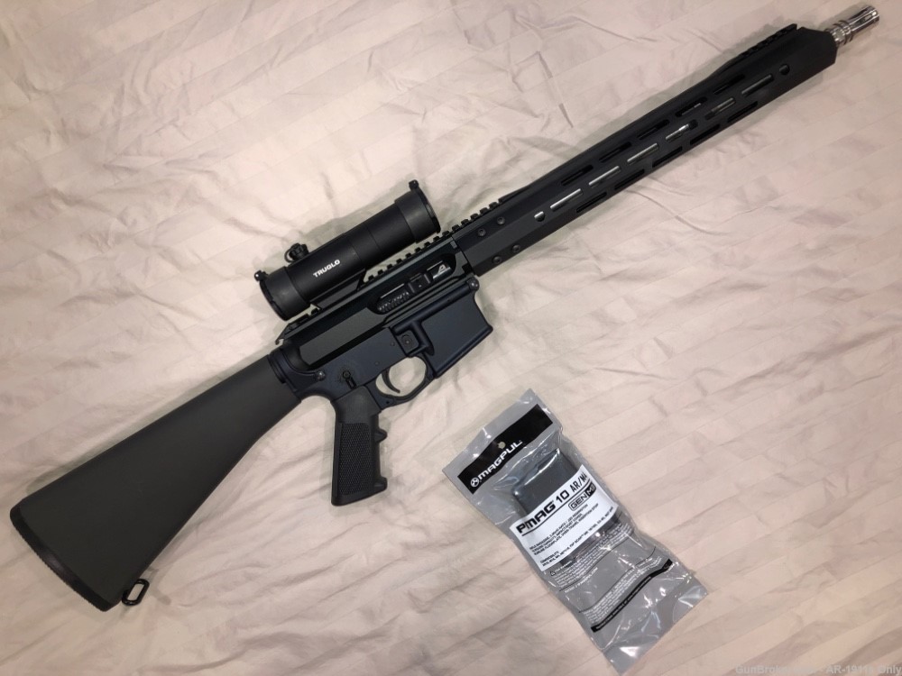 AR15 16" Odin Ultralite Stainless barrel, Truglo red dot, left side charge-img-4