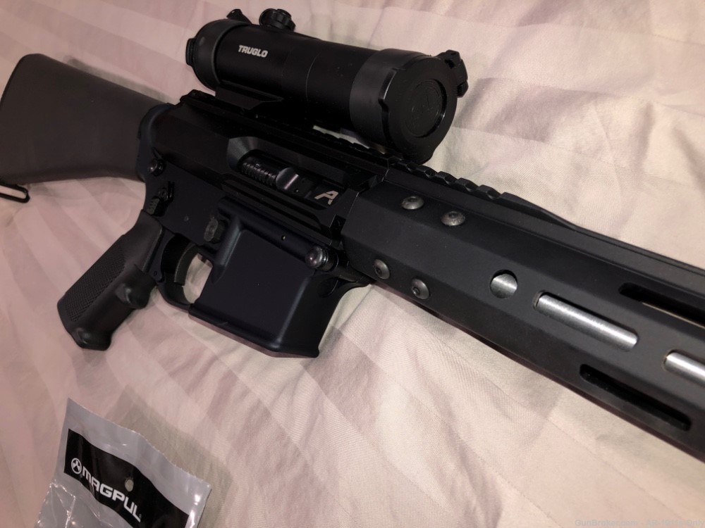 AR15 16" Odin Ultralite Stainless barrel, Truglo red dot, left side charge-img-5