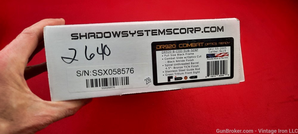 Shadow Systems DR-920 Combat SS-2005 9mm NIB! NR-img-4