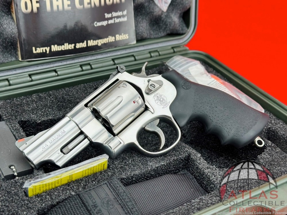 S&W 629 "Trail Boss" 3" 44 Mag *EMERGENCY SURVIVAL KIT / FACTORY PORTED*-img-0