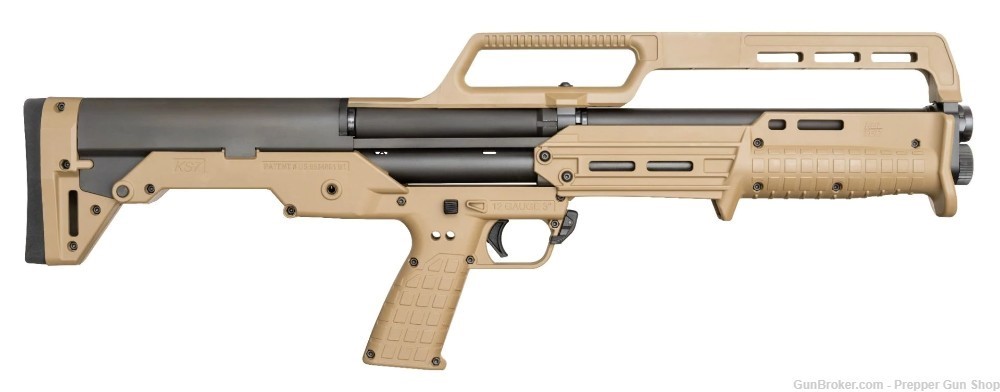 Kel-Tec KS7 Compact Bullpup Pump 12ga Shotgun 6rd Capacity - Tan-img-0