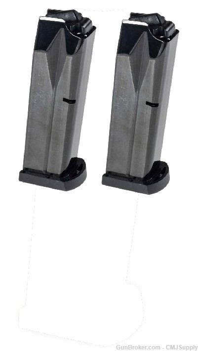 2-PACK Beretta 92F 90-TWO 9mm 17rd Blue Factory Magazine-img-0