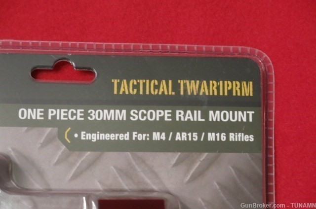  BSA Tactical One Piece 30 MM Scope Rail Mount For Your M4 / AR 15 / M16 -img-1