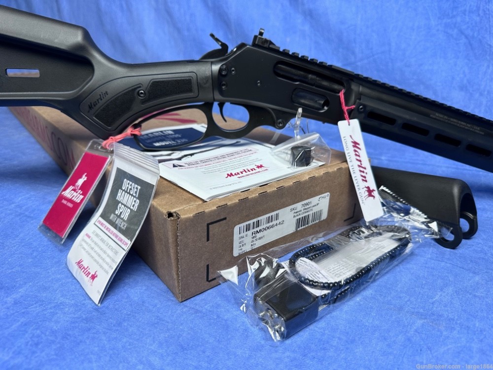 Marlin 1895 DARK SERIES Lever Action 45-70 Government Caliber Carbine Rifle-img-1