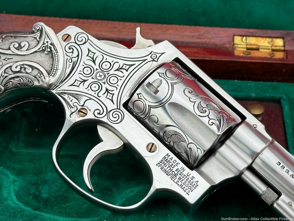 EXQUISITE 1970 Smith & Wesson 60 No Dash 2" *HAND ENGRAVED & TIFFANY GRIPS*-img-8