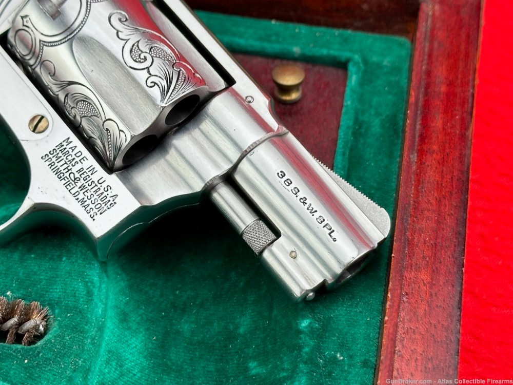 EXQUISITE 1970 Smith & Wesson 60 No Dash 2" *HAND ENGRAVED & TIFFANY GRIPS*-img-7