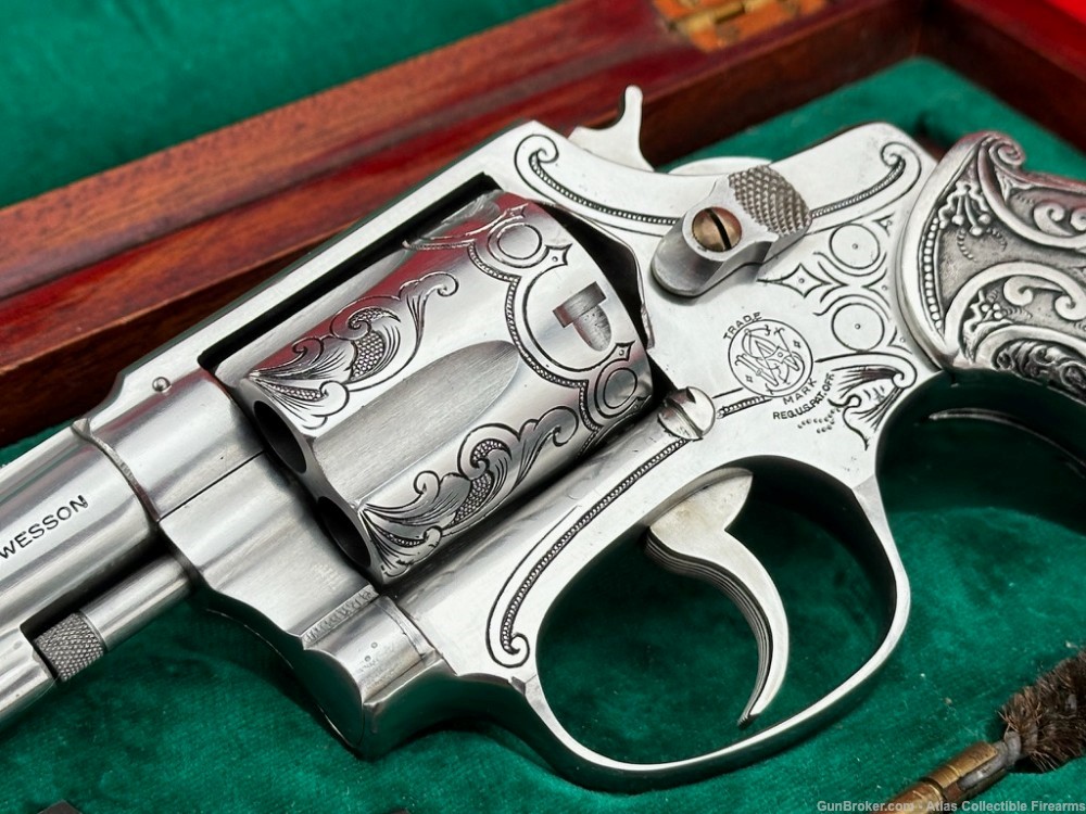 EXQUISITE 1970 Smith & Wesson 60 No Dash 2" *HAND ENGRAVED & TIFFANY GRIPS*-img-3