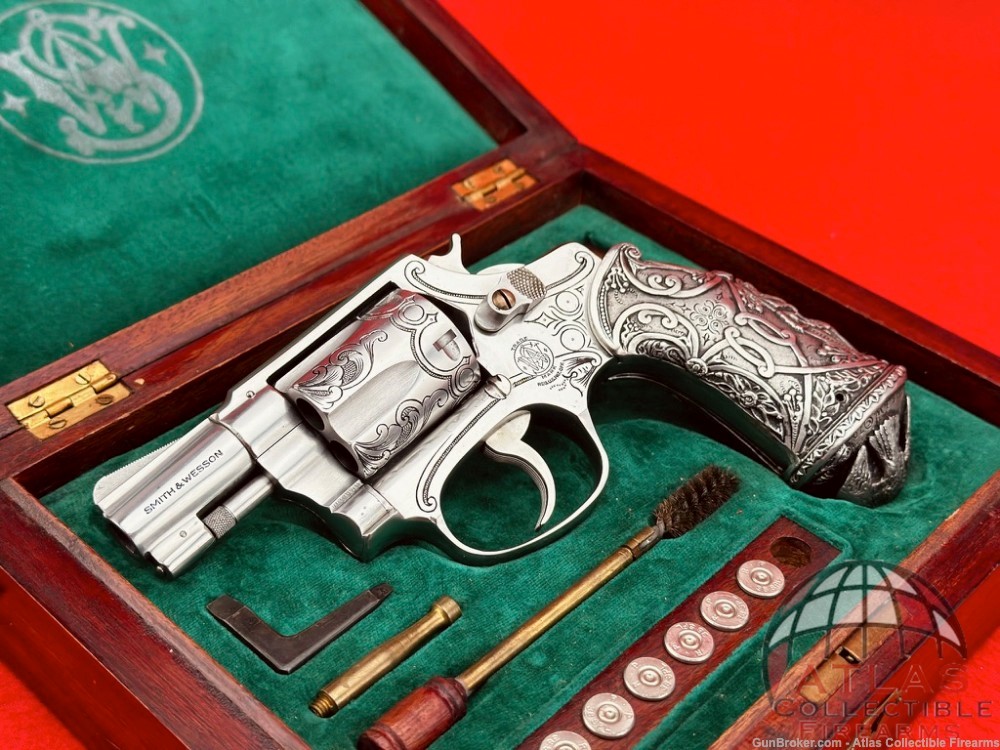 EXQUISITE 1970 Smith & Wesson 60 No Dash 2" *HAND ENGRAVED & TIFFANY GRIPS*-img-0