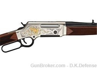 Henry Repeating Arms Long Ranger 223/556 Coyote|24K Gold Inlay