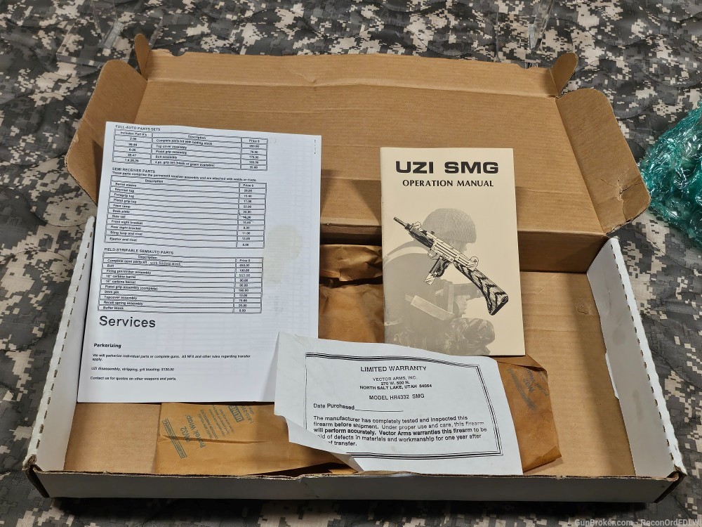 UZI 9mm SMG Group Industries UZI, Fully Transferable w/ Extras:  LIKE NEW!-img-10
