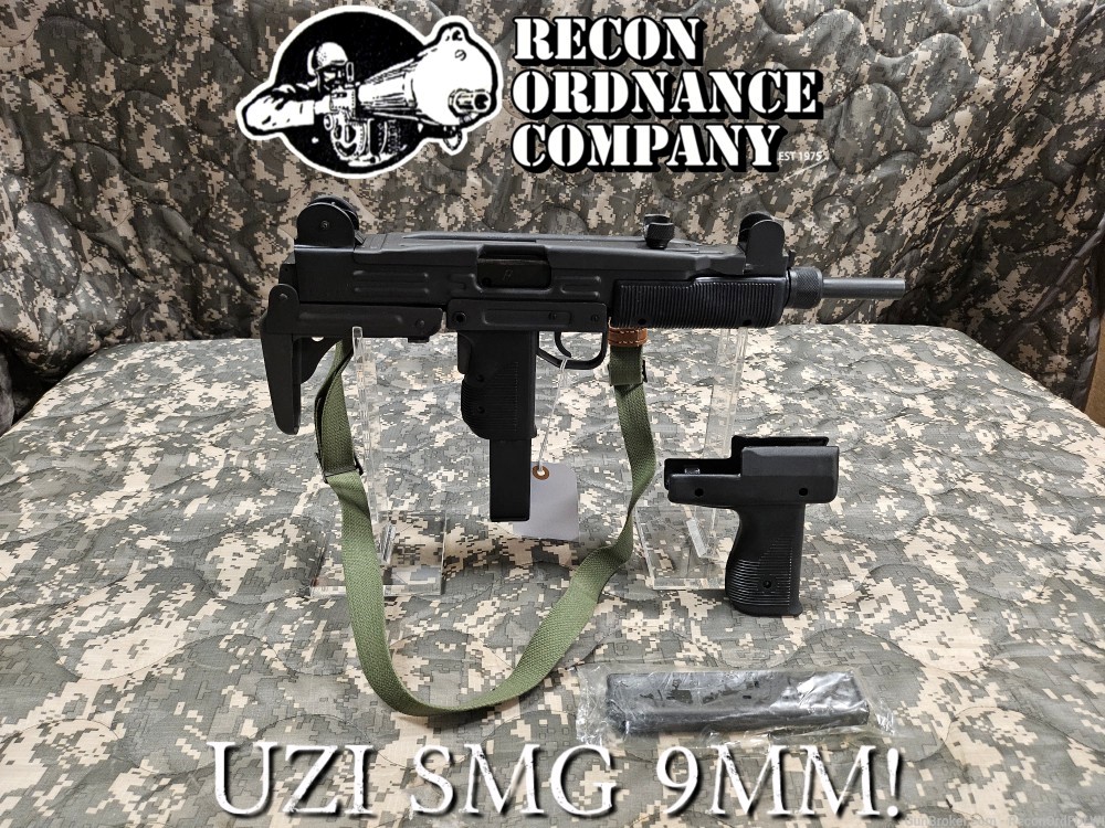 UZI 9mm SMG Group Industries UZI, Fully Transferable w/ Extras:  LIKE NEW!-img-0