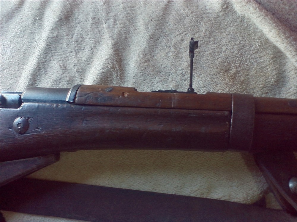 MLE 1892 BERTHIER  CARBINE-8mm LEBEL-MFG MAC 1920 W/LEATHER SLING-img-12