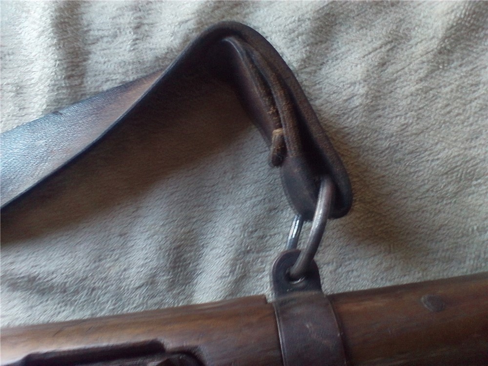 MLE 1892 BERTHIER  CARBINE-8mm LEBEL-MFG MAC 1920 W/LEATHER SLING-img-6