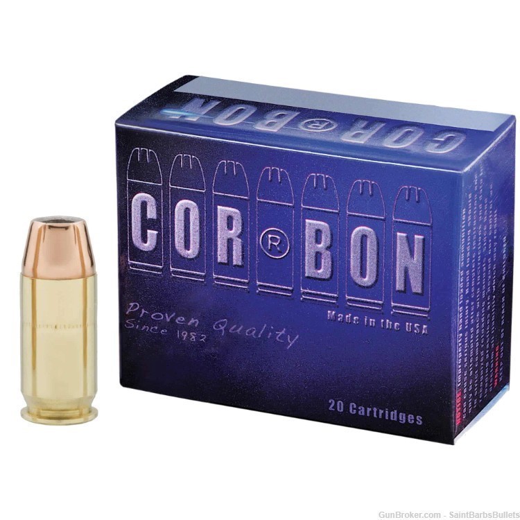 CorBon 45ACP +p 185gr Self-Defense JHP - 20 Rounds-img-0