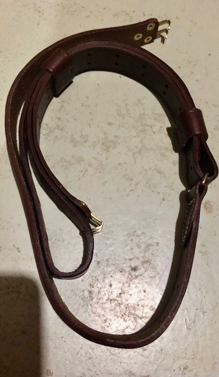 TRIPLE K STYLE  64A Military Sling, Walnut Oil, 1"-PLAIN-img-2