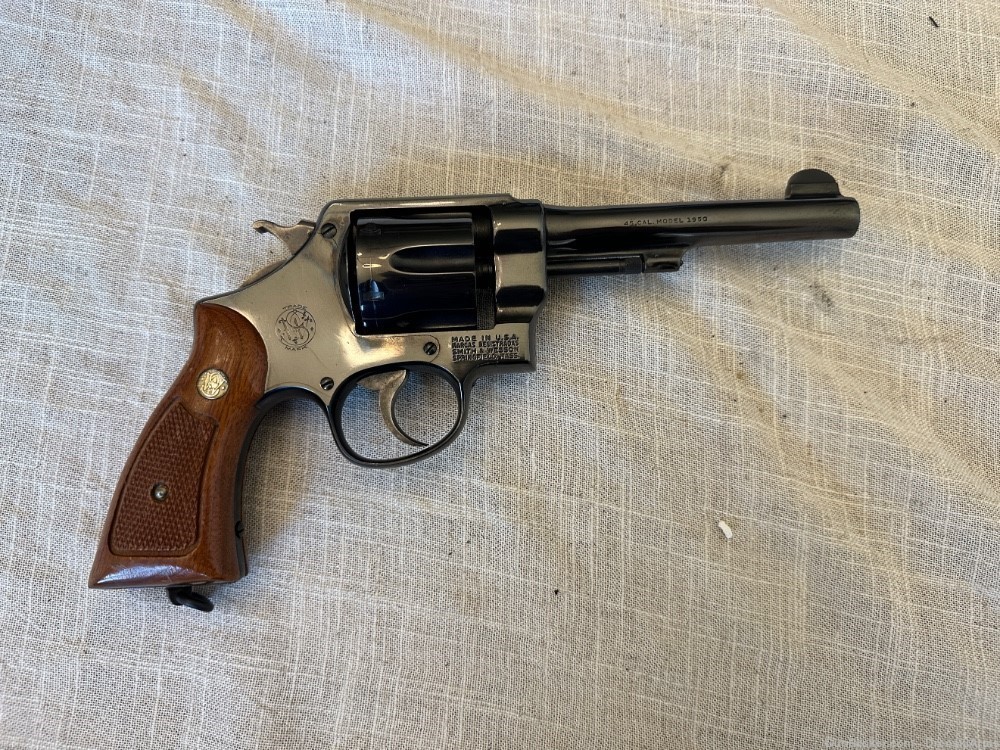 S&W Mark II Hand Ejector converted to 45 ACP-img-0