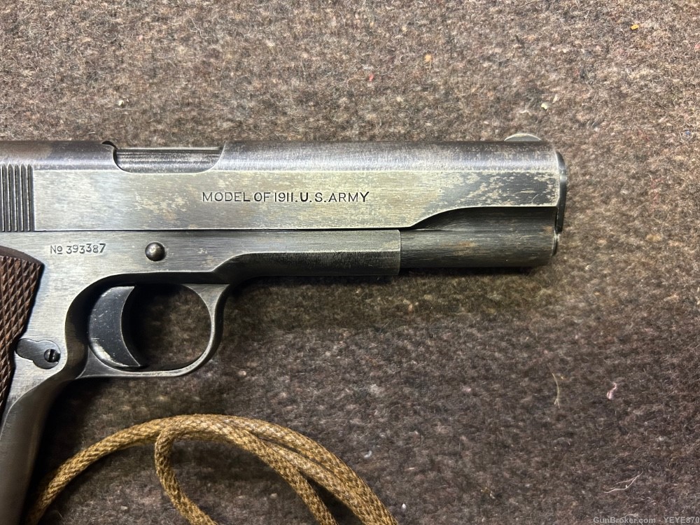 Original untouched WW1 Colt Model 1911 “Black Army” 1918 dated -img-7