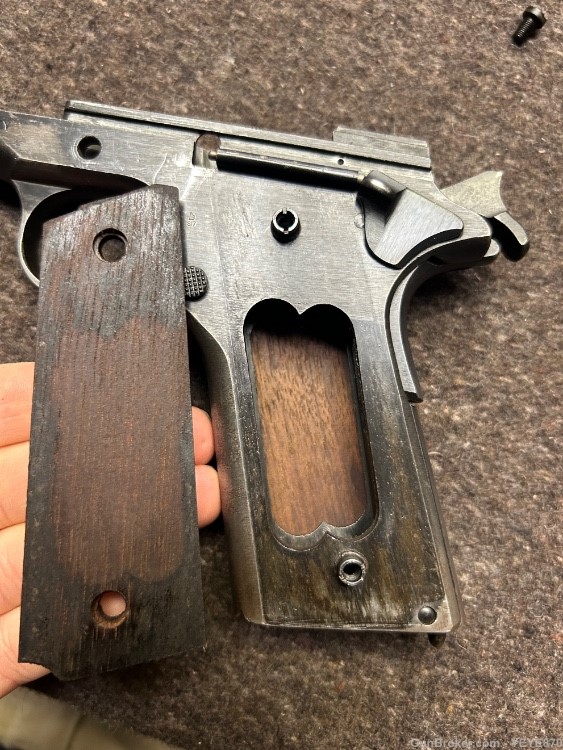 Original untouched WW1 Colt Model 1911 “Black Army” 1918 dated -img-24