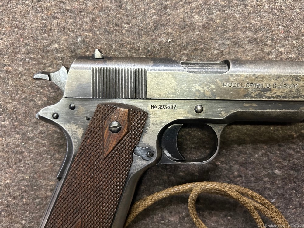 Original untouched WW1 Colt Model 1911 “Black Army” 1918 dated -img-6