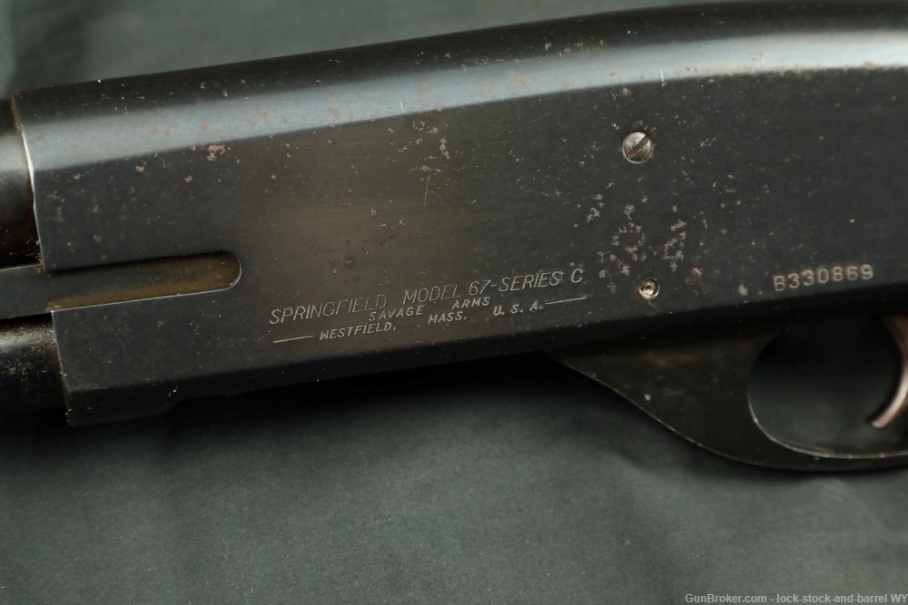 Springfield Model 67 Series C 20 GA 18.75” Pump Action Shotgun C&R-img-17