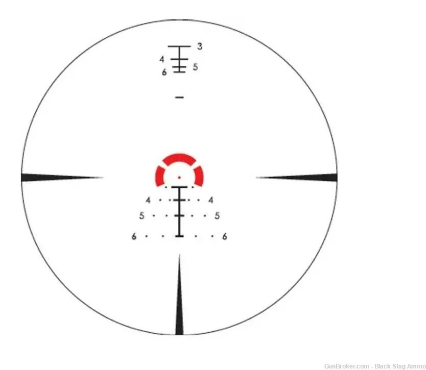 Vortex Strike Eagle 1-8x24 FFP EBR-8 MOA scope w/ mount illuminated SE-1801-img-1