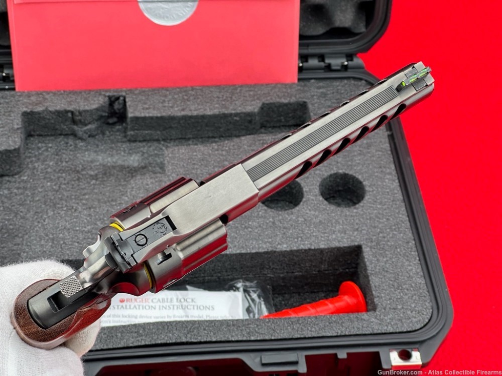 Scarce Ruger Super GP100 Custom Shop 5.5" 357 Magnum *FACTORY DLC BLACK*-img-9