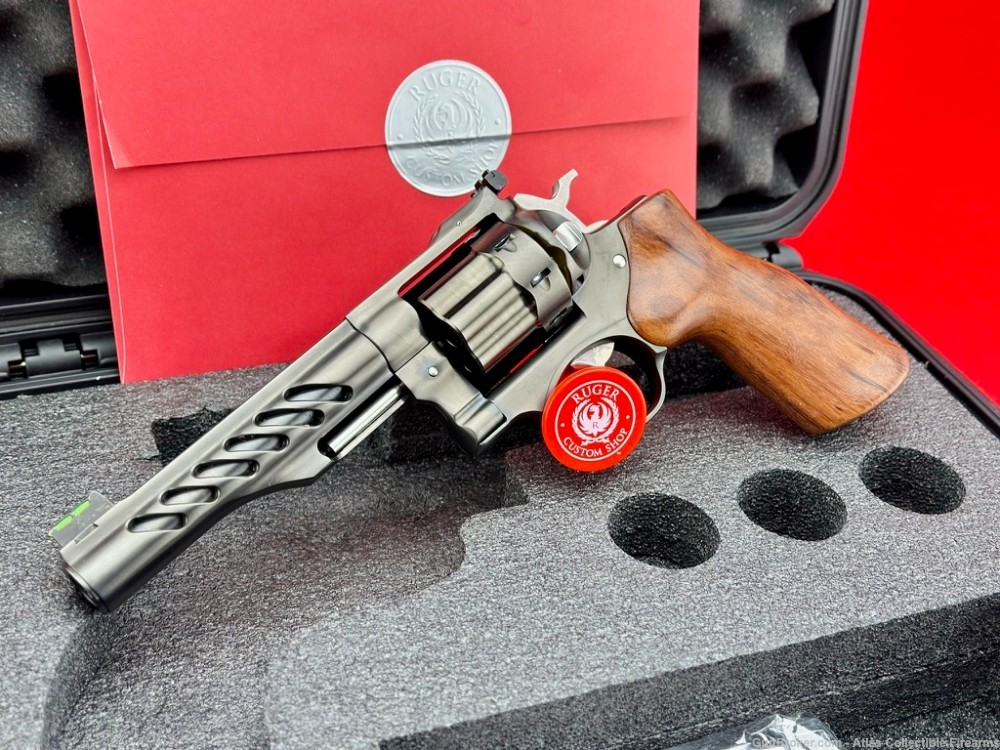 Scarce Ruger Super GP100 Custom Shop 5.5" 357 Magnum *FACTORY DLC BLACK*-img-5