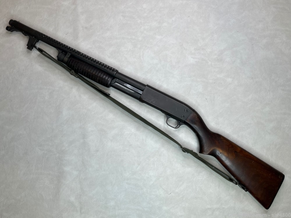 Ithaca Model 37 Military & Police Trench 12 Gauge -img-0