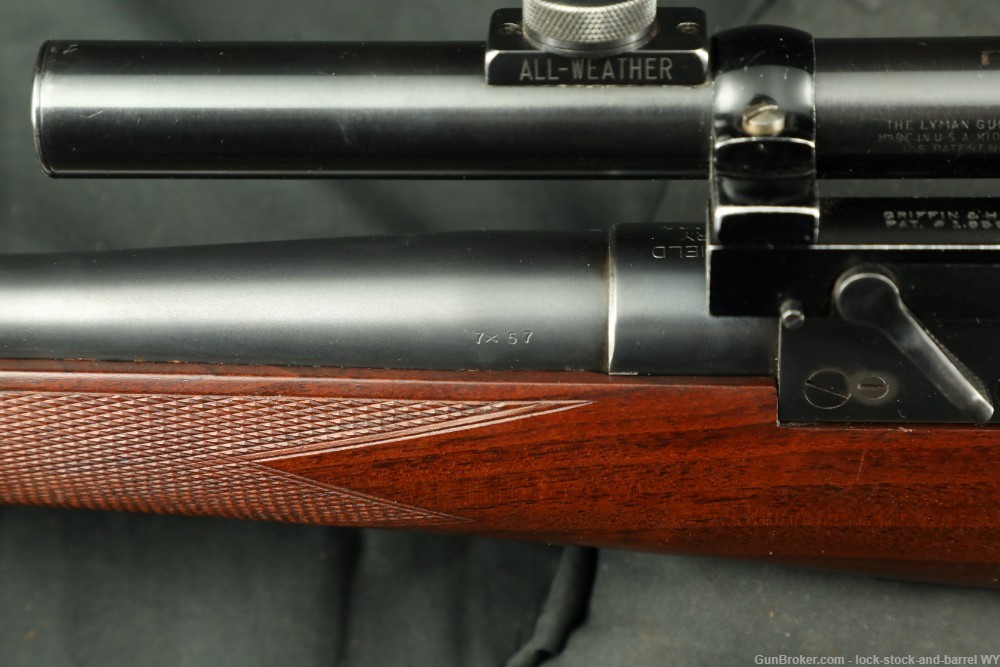 Springfield M1903 7mm Mauser Bolt Action Rifle Sporterized C&R Lyman Scope-img-30