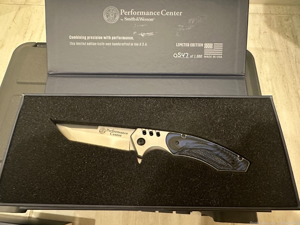 Smith & Wesson 1911 SW1911 Performance Center Knife limited edition-img-0