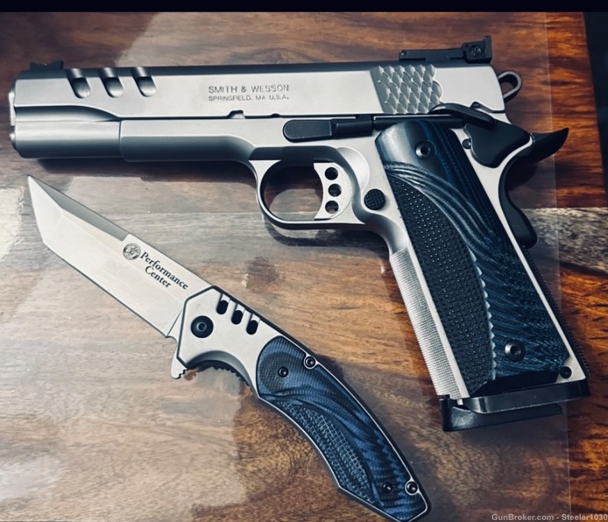 Smith & Wesson 1911 SW1911 Performance Center Knife limited edition-img-3