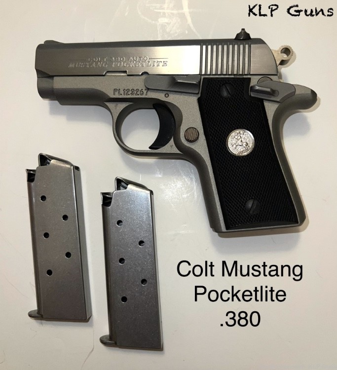 VERY NICE Colt Mustang Pocketlite .380 ACP 2.75” Barrel, 6 +1 shots -img-0