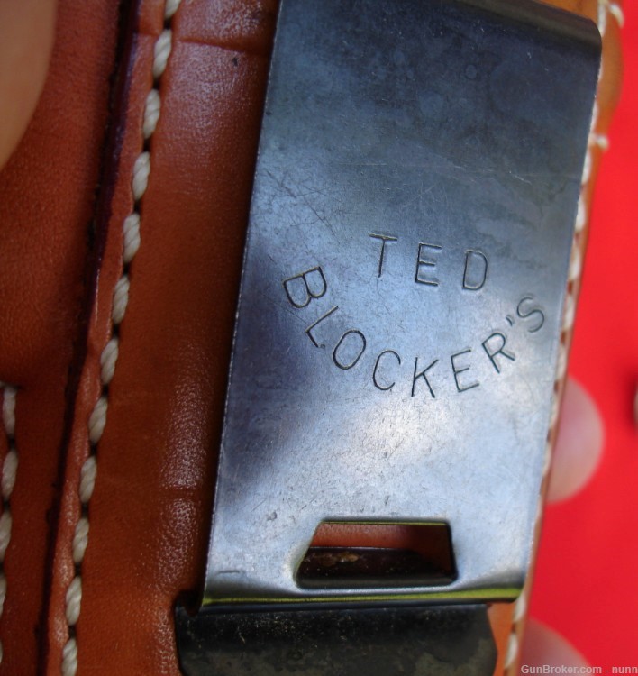 Ted Blocker's IWB Right Hand Holster For Officer's ACP Size 1911 GA-img-6