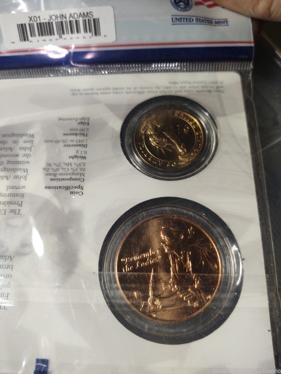 US mint $1 coin and first spouse set-img-1