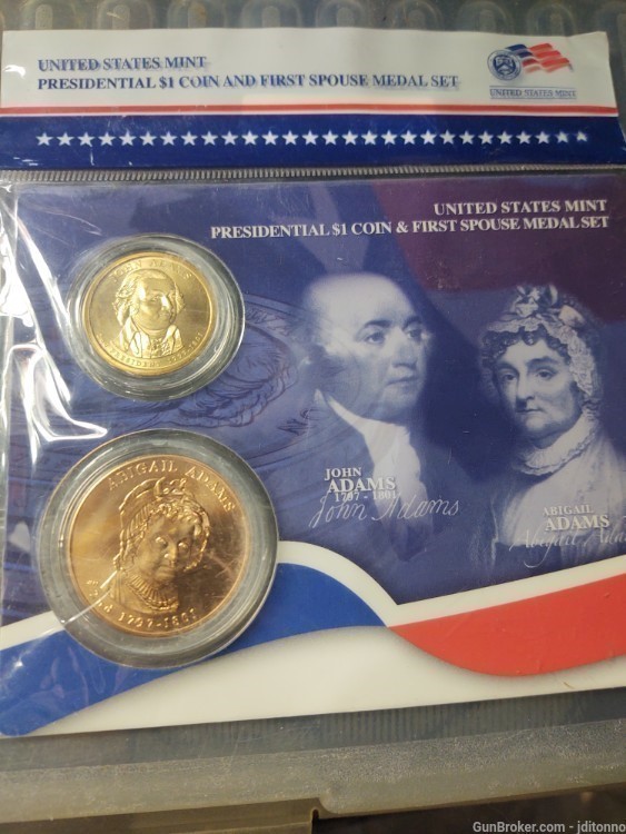 US mint $1 coin and first spouse set-img-0