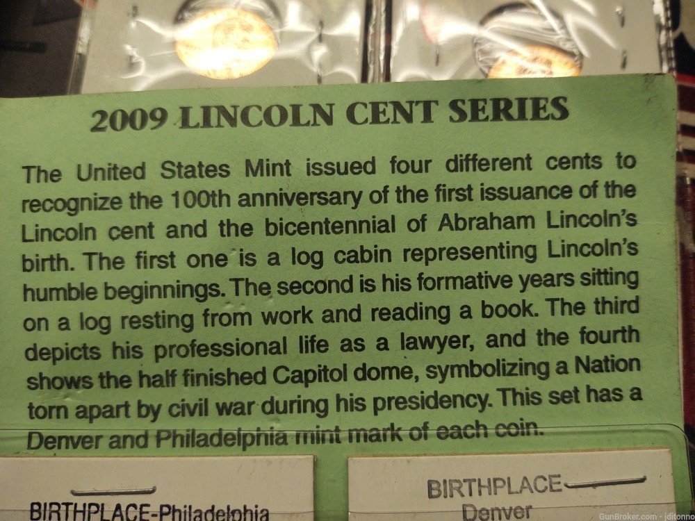 Lincoln cent series 2009 -img-1