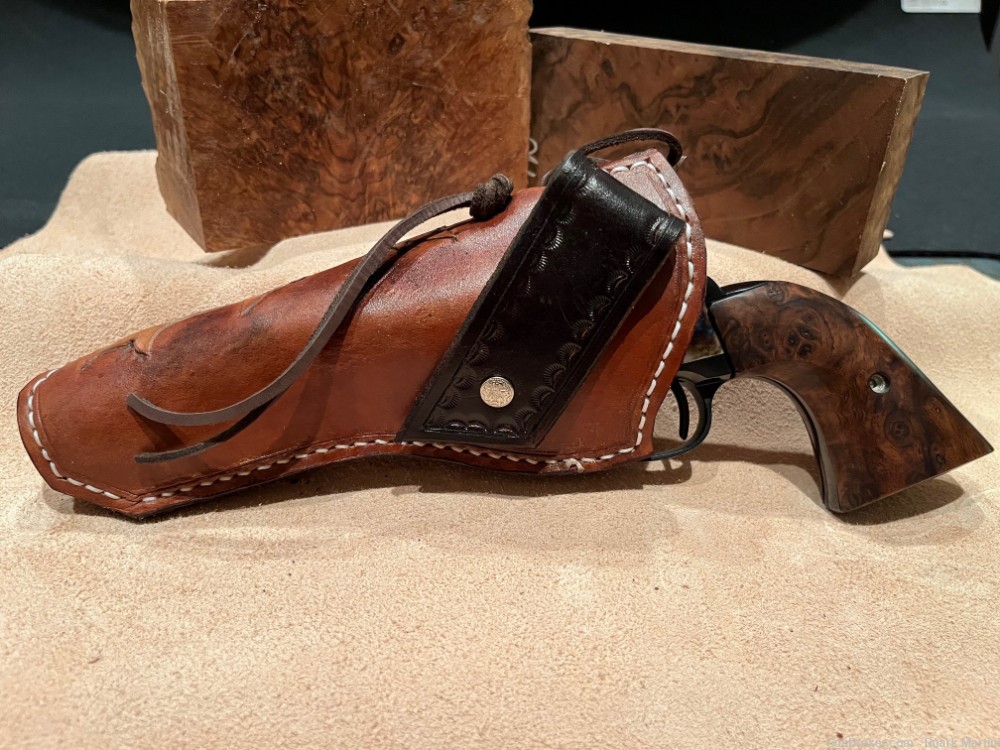 Colt Single Action Army/SAA/Clones Handmade Genuine Leather Holster 5.5"-img-1