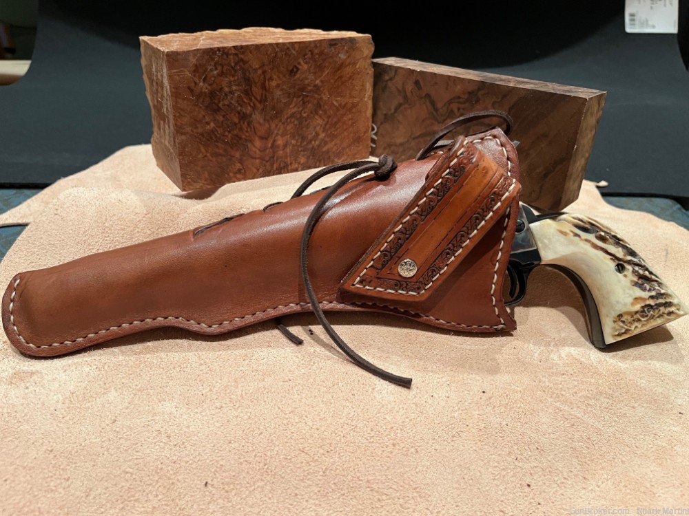 Colt Single Action Army/SAA/Clones Handmade Genuine Leather Holster 7.5"-img-1